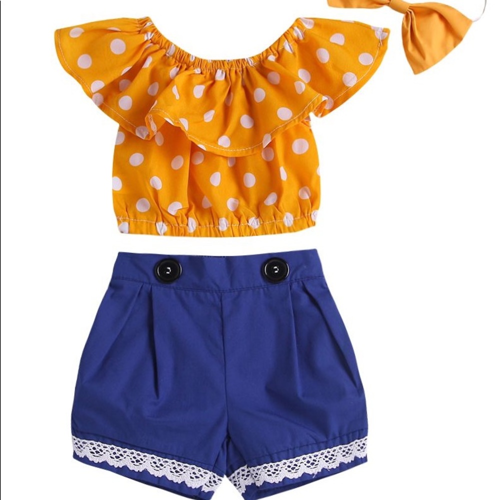 3 Piece Baby Summer Outfit